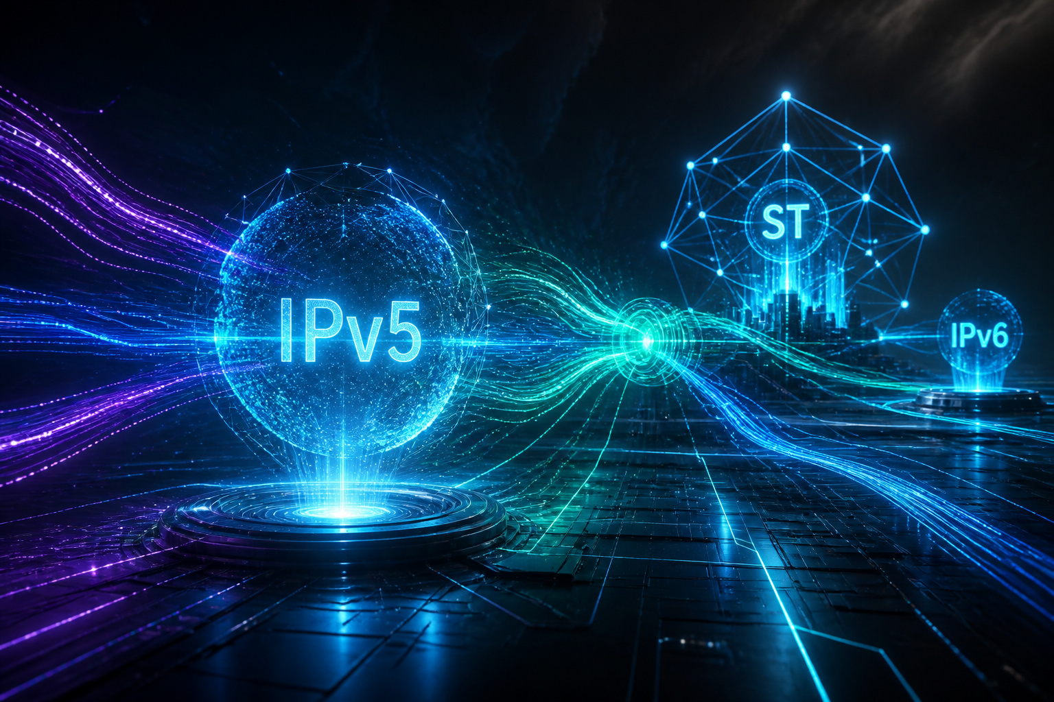 Evolution des protocoles reseau ipv5 st ipv6