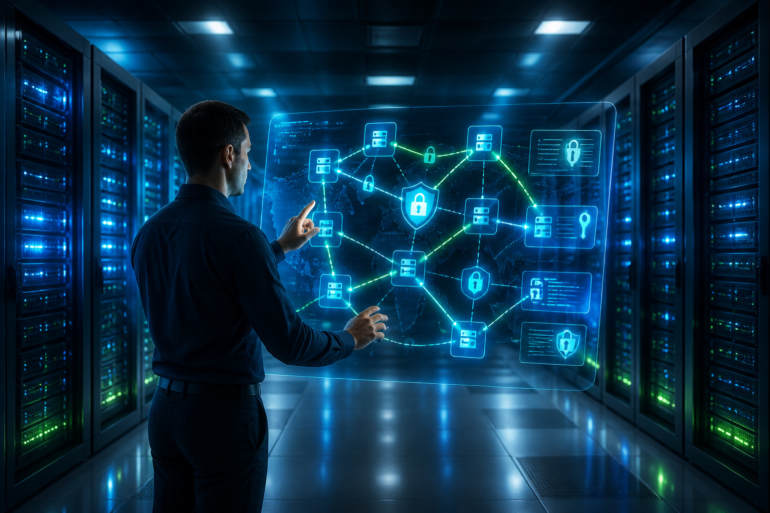 Securite reseau holographique