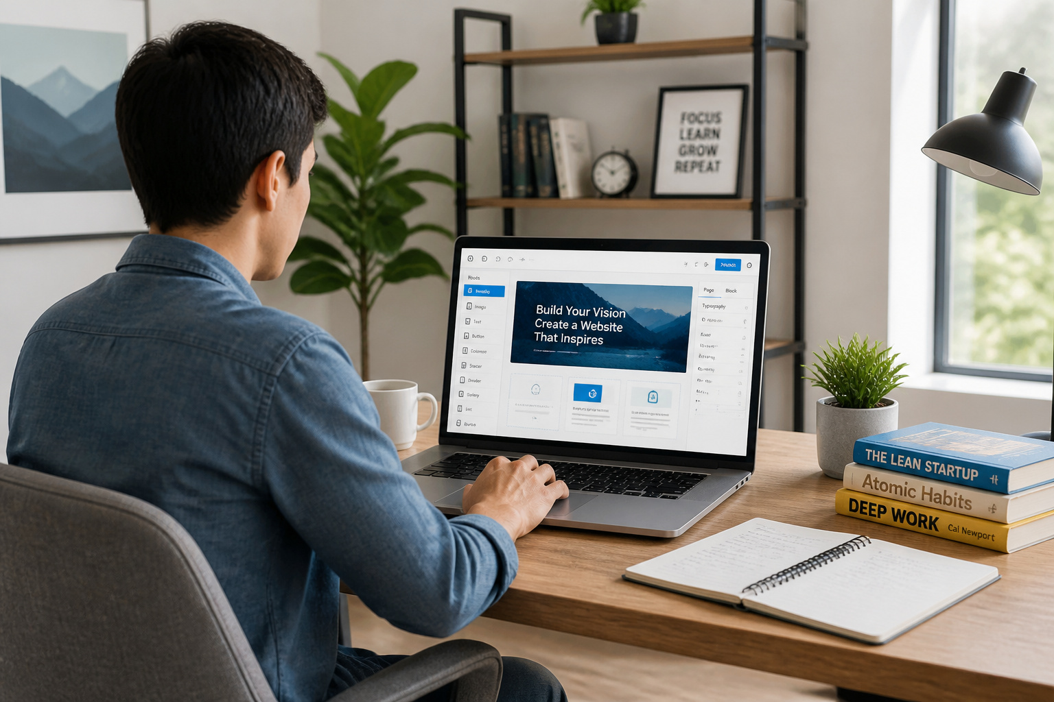 Creation de site web concentration et apprentissage